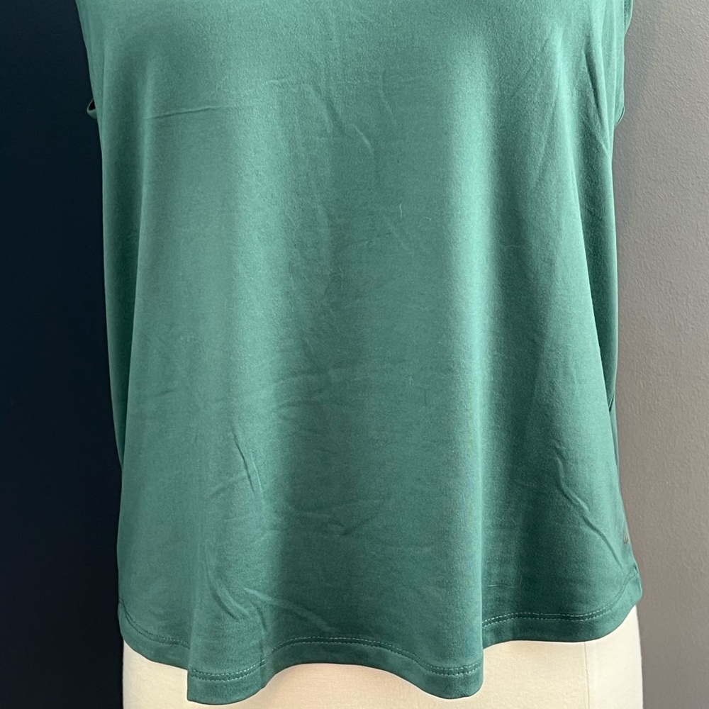 Balance Collection Women’s Teal Cutout Athletic Tank Top Medium - Picture 4 of 8